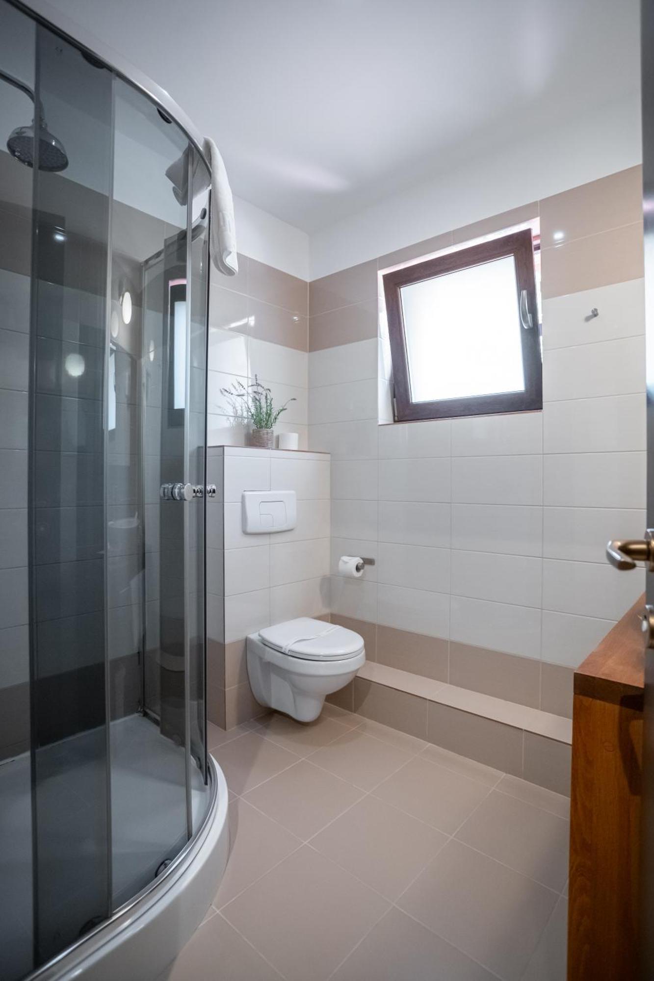 Opus Villa Σινάια Εξωτερικό φωτογραφία Bathroom with shower enclosure